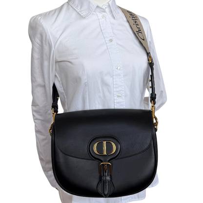 Dior Bobby Tasche Groß Schwarz / sehr gut Dior