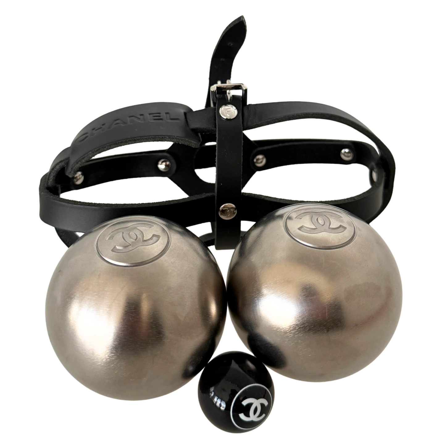 Chanel Pétanque-Set aus der Saint-Tropez Cruise Collection Silber / neuwertig Chanel