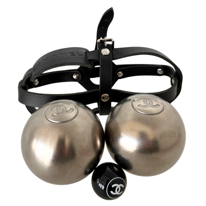 Chanel Pétanque-Set aus der Saint-Tropez Cruise Collection Silber / neuwertig Chanel