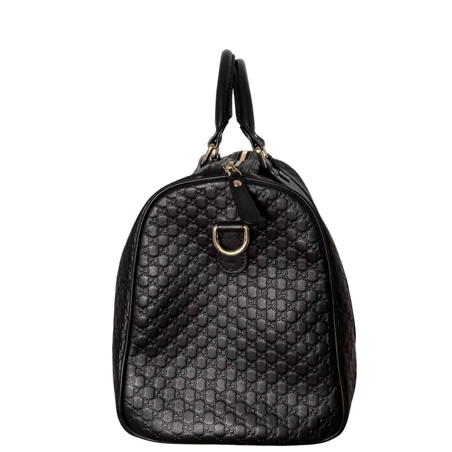 Gucci Microguccissima Boston Bag Schwarz / sehr gut Gucci