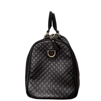 Gucci Microguccissima Boston Bag Schwarz / sehr gut Gucci