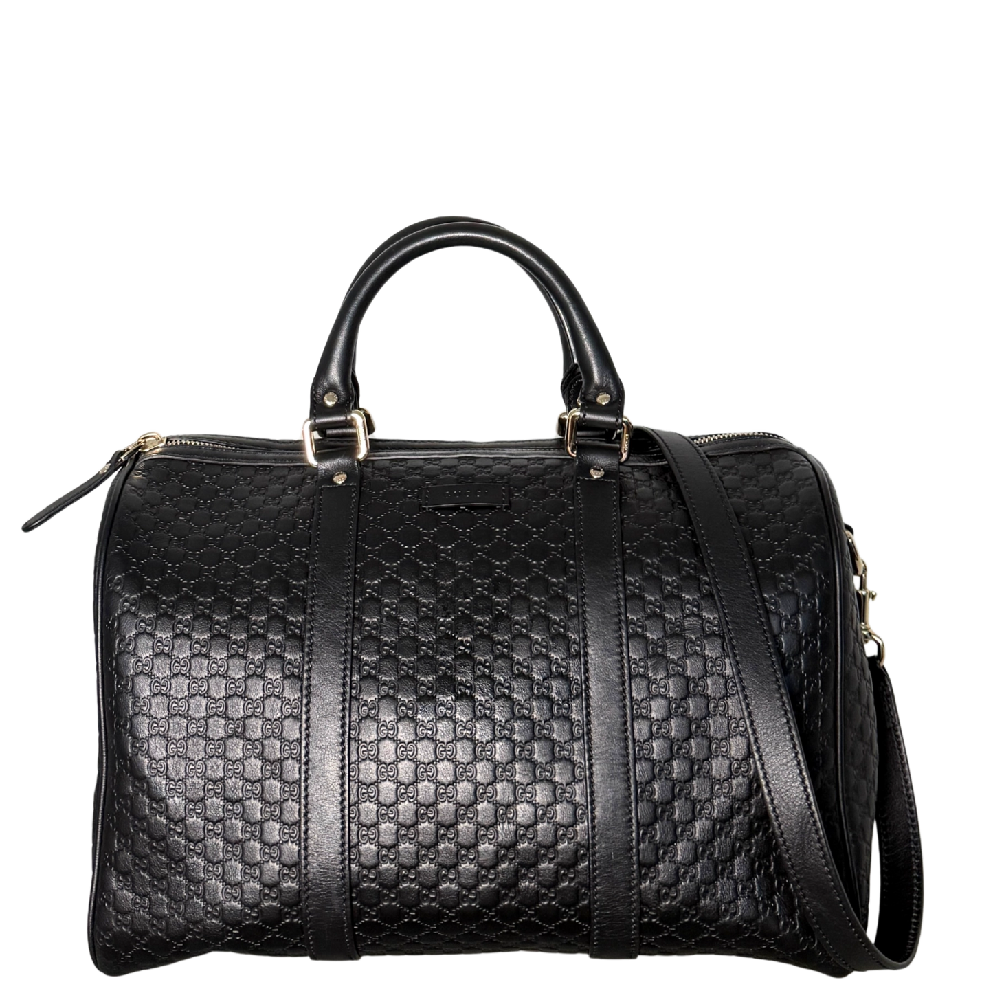 Gucci Microguccissima Boston Bag Schwarz / sehr gut Gucci