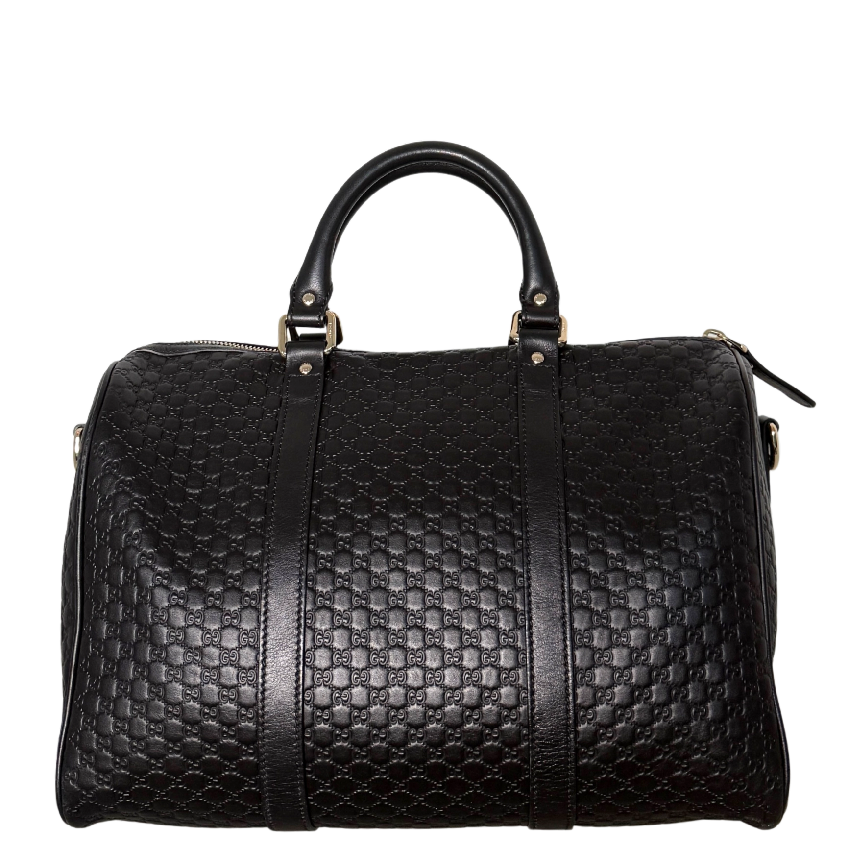 Gucci Microguccissima Boston Bag Schwarz / sehr gut Gucci