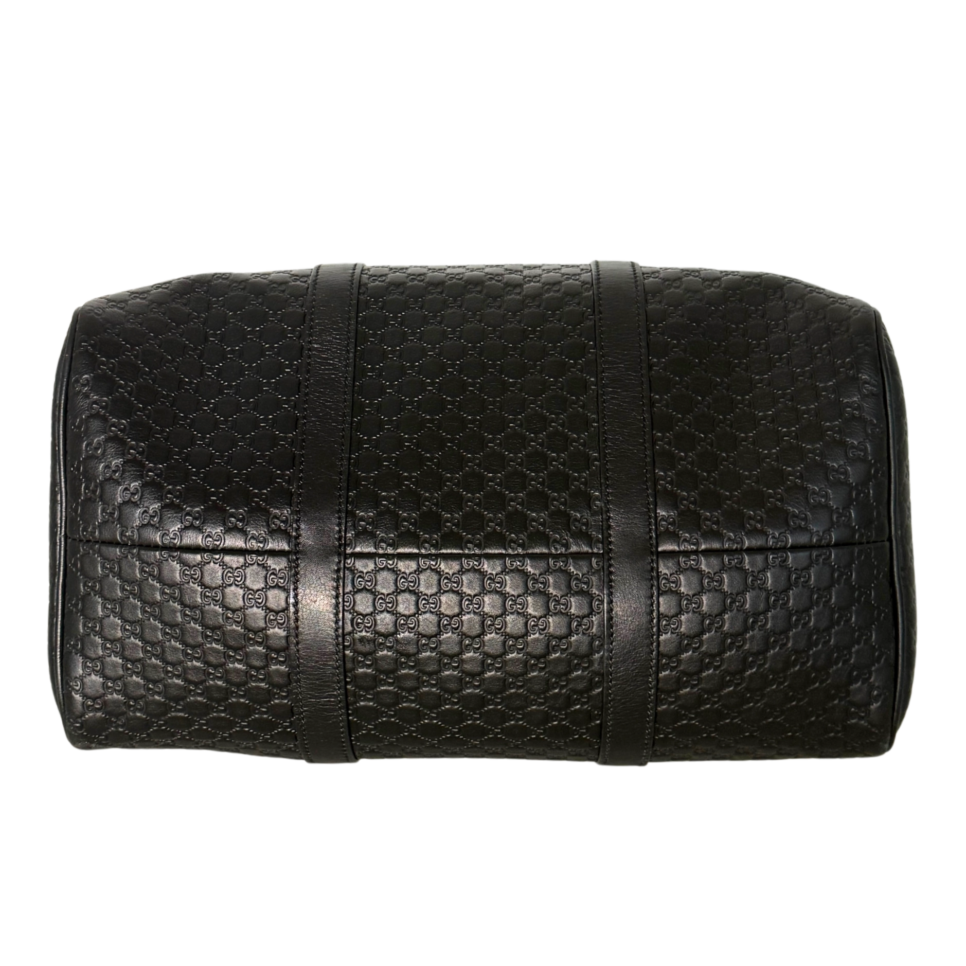 Gucci Microguccissima Boston Bag Schwarz / sehr gut Gucci