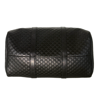 Gucci Microguccissima Boston Bag Schwarz / sehr gut Gucci