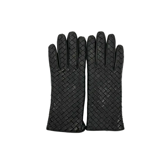 Bottega Veneta Intrecciato Leder Handschuhe Bottega Veneta
