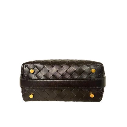 Bottega Veneta Mini Wallace Schultertasche aus Intrecciato-Leder braun / neuwertig Bottega Veneta