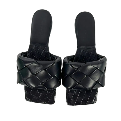 Bottega Veneta Pantoletten The Lido Größe 41 schwarz / ungetragen Bottega Veneta
