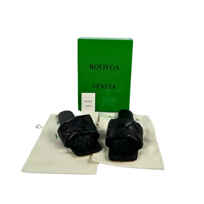 Bottega Veneta Pantoletten The Lido Größe 41 schwarz / ungetragen Bottega Veneta