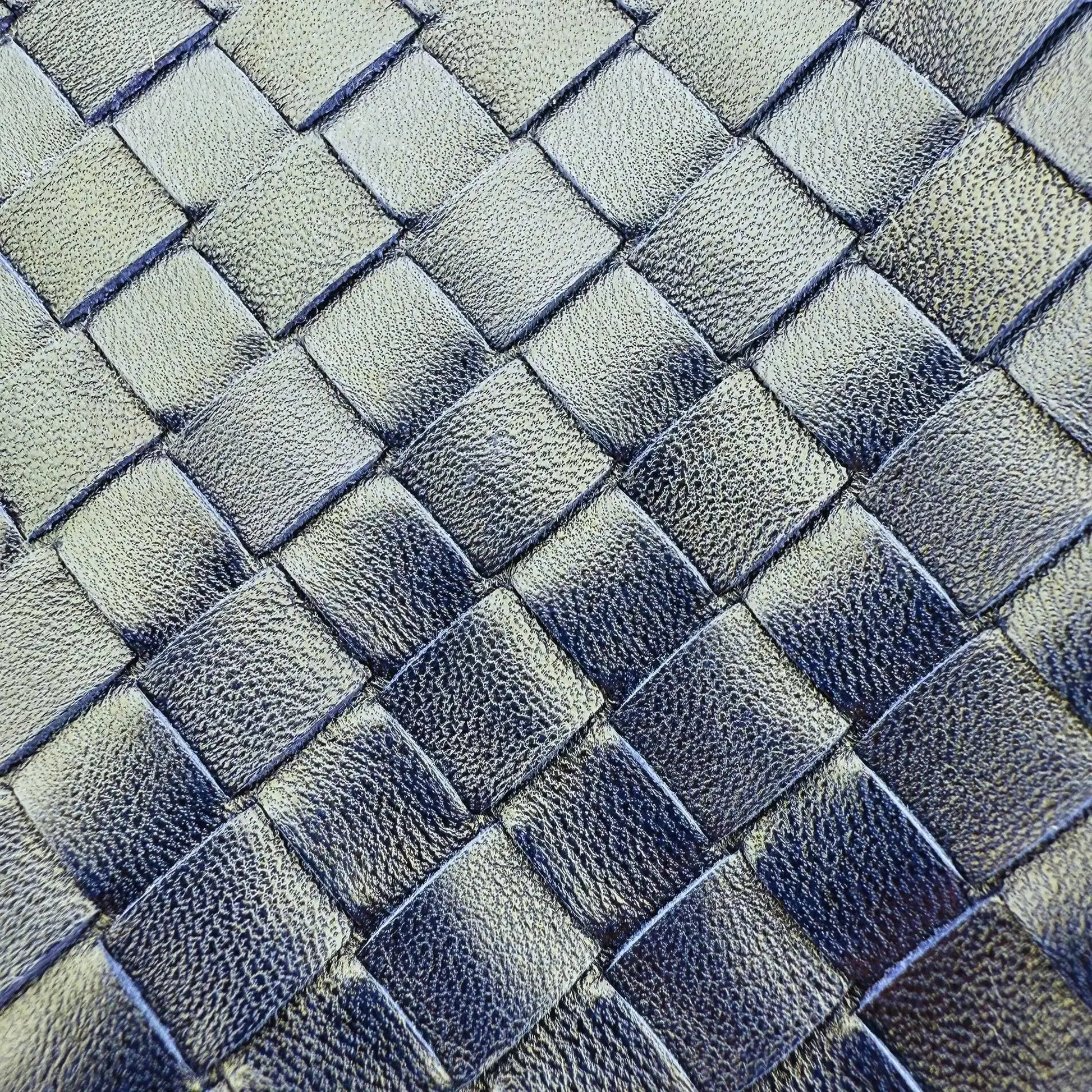 Bottega Veneta The Lauren 1980 Clutch Nappa Intrecciato dunkelblau / sehr gut Bottega Veneta