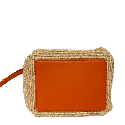 Bottega Veneta kleine Parachute Schultertasche aus Raffiabast 2025 / neuwertig Bottega Veneta