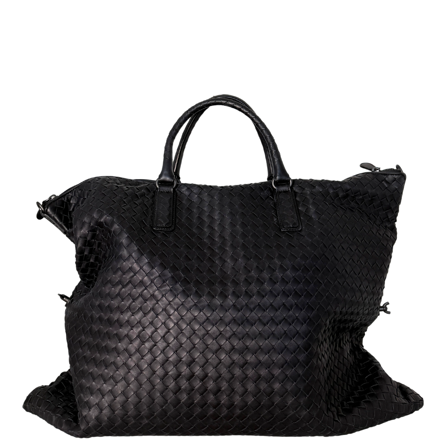 Bottega Veneta Intrecciato Circle Convertible Tasche Schwarz / neuwertig Bottega Veneta