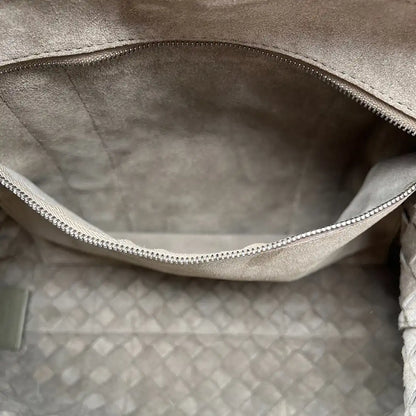 Bottega Veneta schmale Intrecciato Aktentasche olive / neu Bottega Veneta