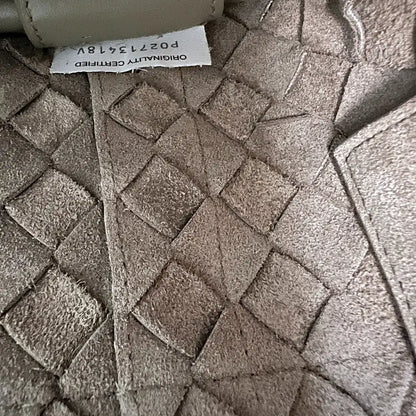 Bottega Veneta schmale Intrecciato Aktentasche olive / neu Bottega Veneta