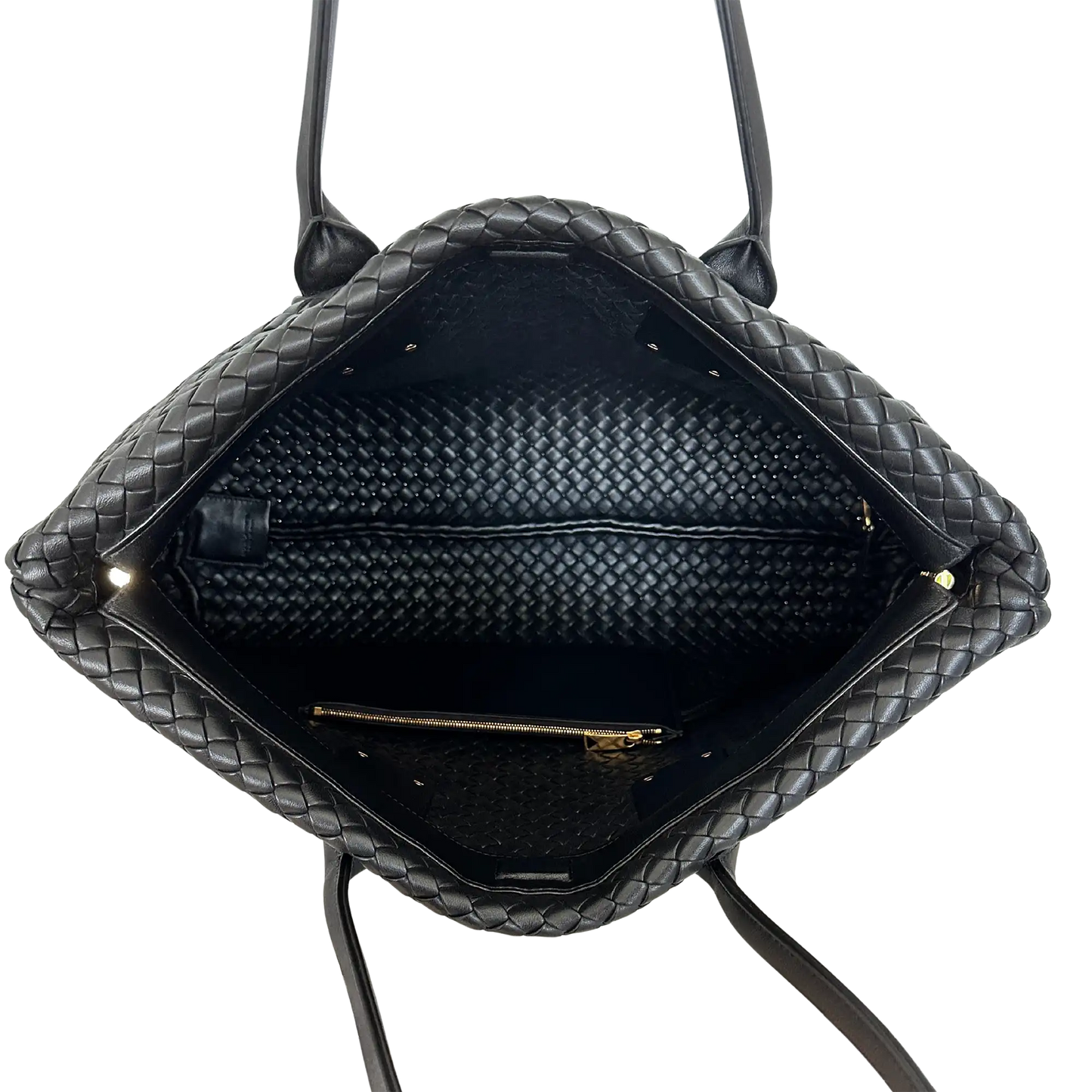 Bottega Veneta Intrecciato Shopper Snap mit Pochette / neuwertig Bottega Veneta