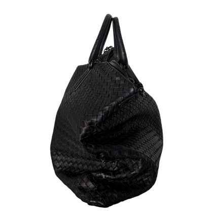 Bottega Veneta Intrecciato Circle Convertible Tasche Schwarz / neuwertig Bottega Veneta