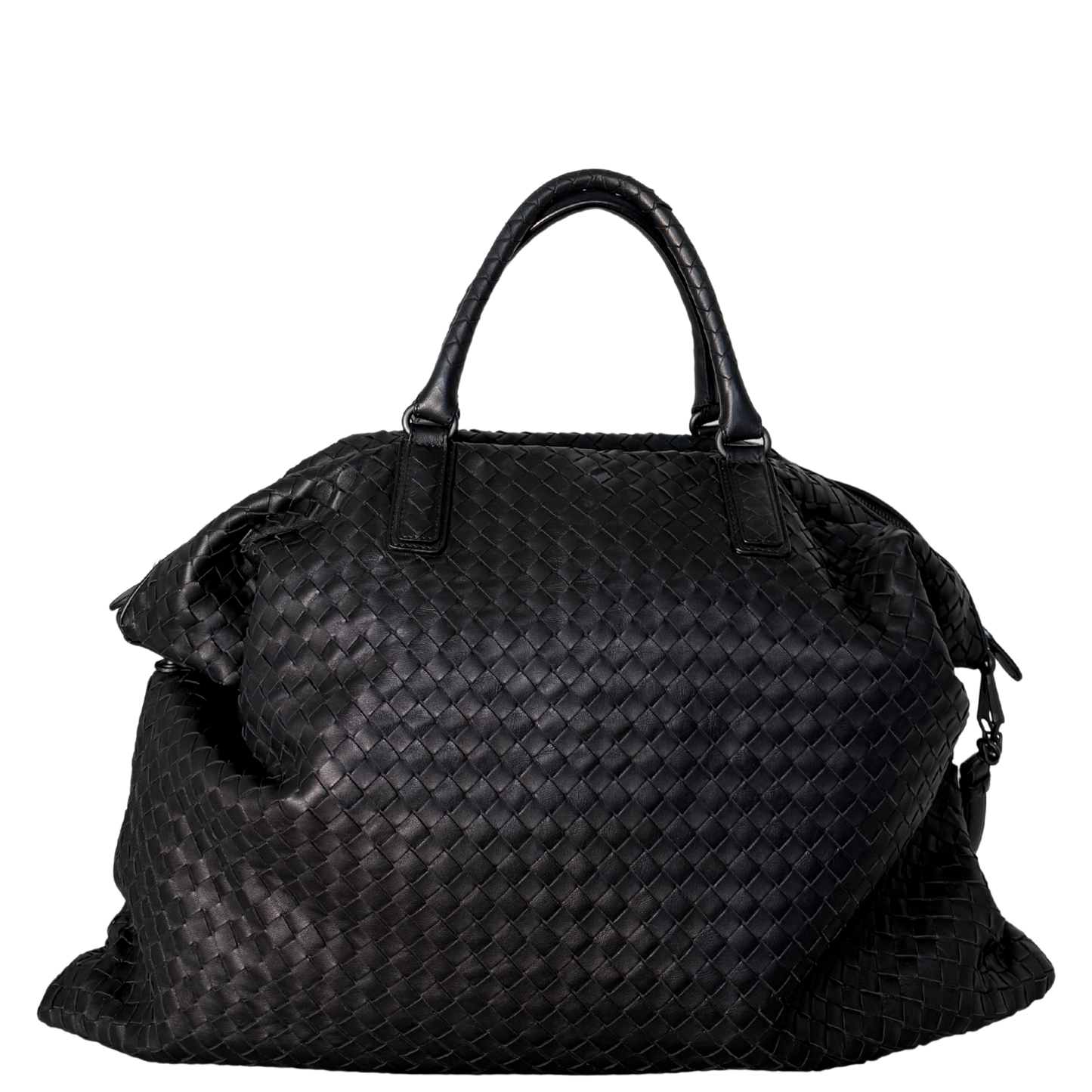 Bottega Veneta Intrecciato Circle Convertible Tasche Schwarz / neuwertig Bottega Veneta