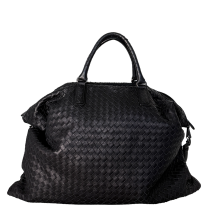 Bottega Veneta Intrecciato Circle Convertible Tasche Schwarz / neuwertig Bottega Veneta