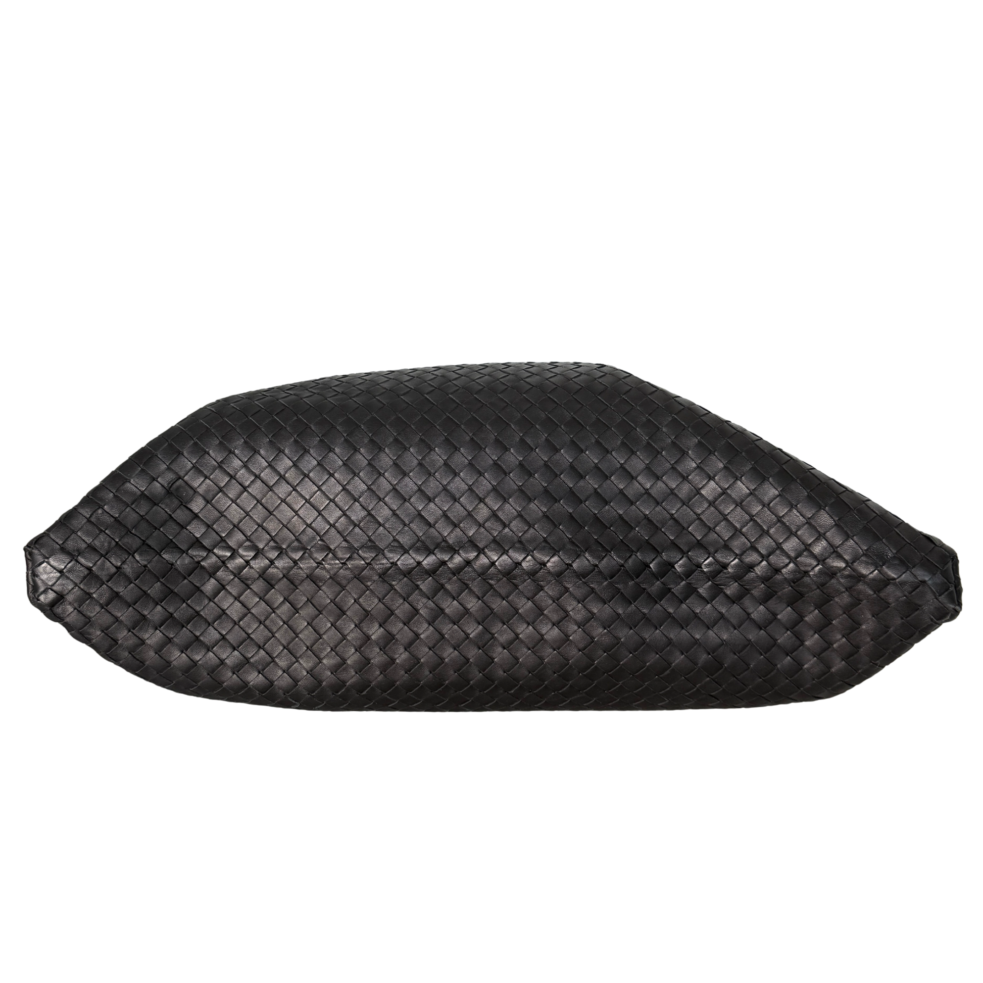 Bottega Veneta Intrecciato Circle Convertible Tasche Schwarz / neuwertig Bottega Veneta