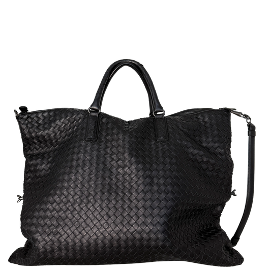 Bottega Veneta Intrecciato Circle Convertible Tasche Schwarz / neuwertig Bottega Veneta