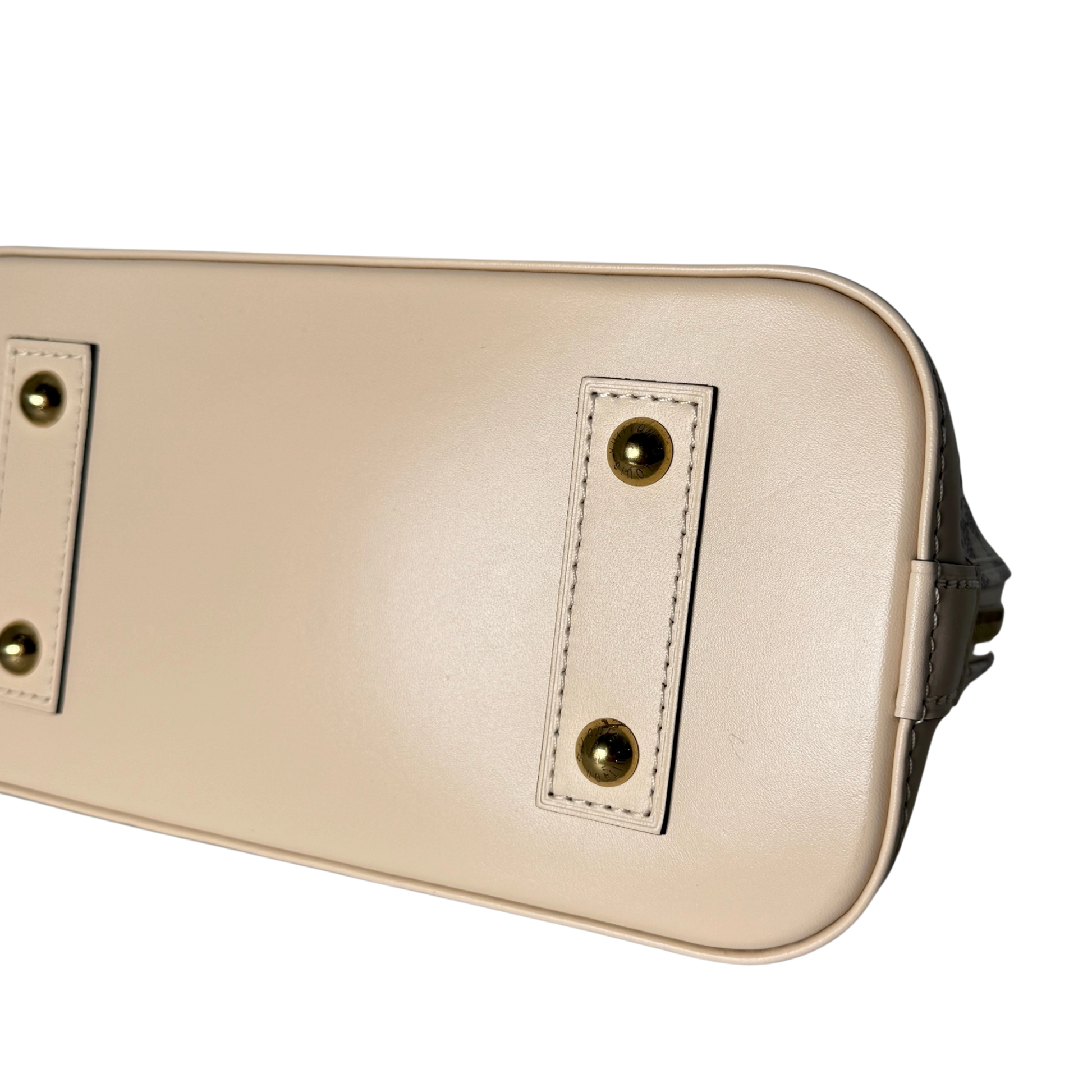 Louis Vuitton Damier Azur Canvas Braided Alma BB Beige / neuwertig Louis Vuitton