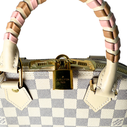 Louis Vuitton Damier Azur Canvas Braided Alma BB Beige / neuwertig Louis Vuitton