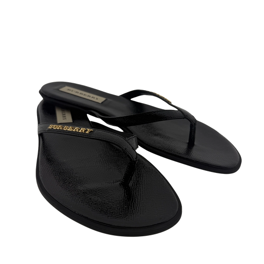 Burberry Flip Flops Größe 38 / ungetragen Burberry