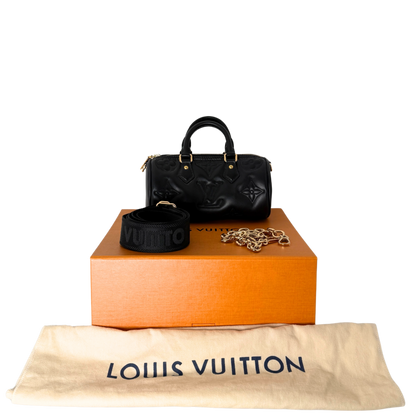 Louis Vuitton Papillon BB Bubblegram Handtasche Schwarz / neuwertig Louis Vuitton
