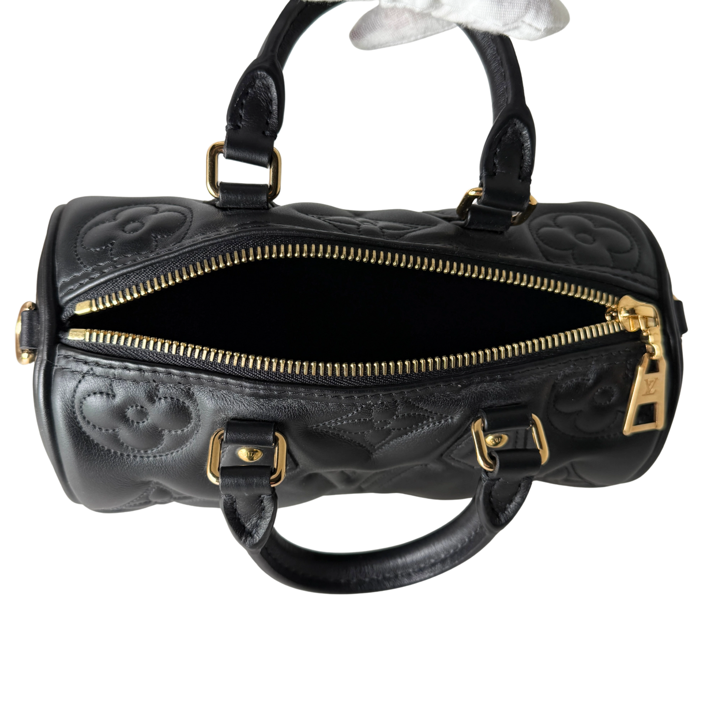 Louis Vuitton Papillon BB Bubblegram Handtasche Schwarz / neuwertig Louis Vuitton