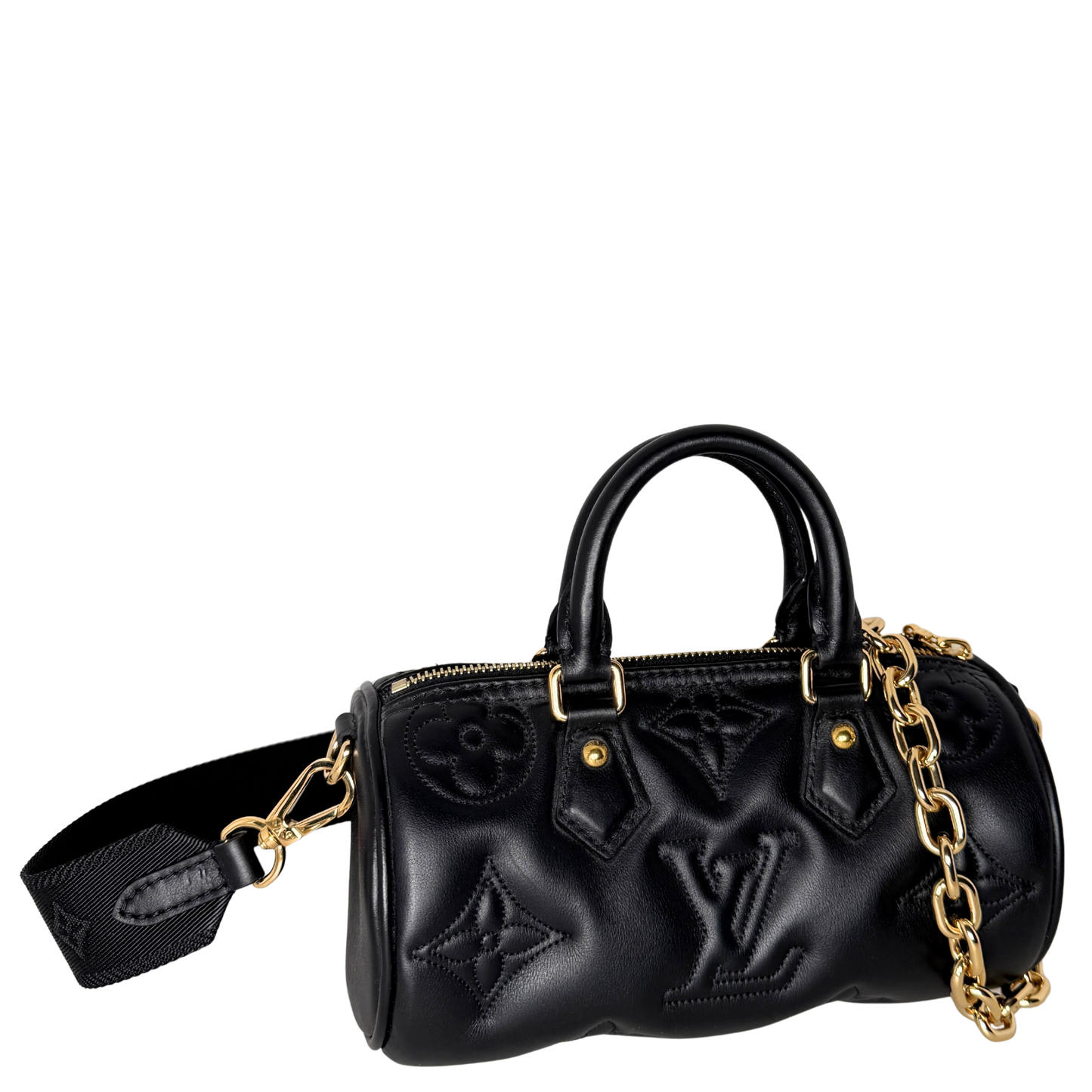 Louis Vuitton Papillon BB Bubblegram Handtasche Schwarz / neuwertig Louis Vuitton