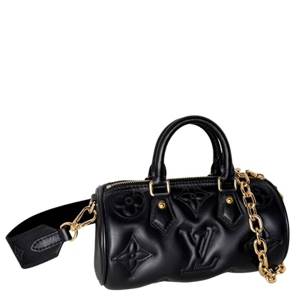 Louis Vuitton Papillon BB Bubblegram Handtasche Schwarz / neuwertig Louis Vuitton
