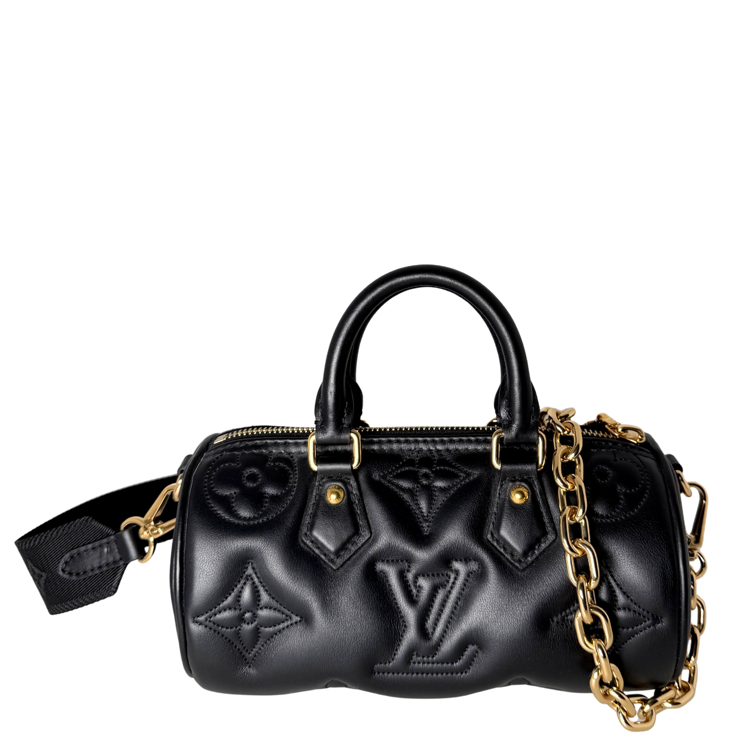 Louis Vuitton Papillon BB Bubblegram Handtasche Schwarz / neuwertig Louis Vuitton
