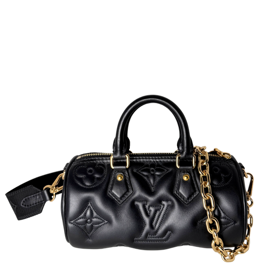 Louis Vuitton Papillon BB Bubblegram Handtasche Schwarz / neuwertig Louis Vuitton
