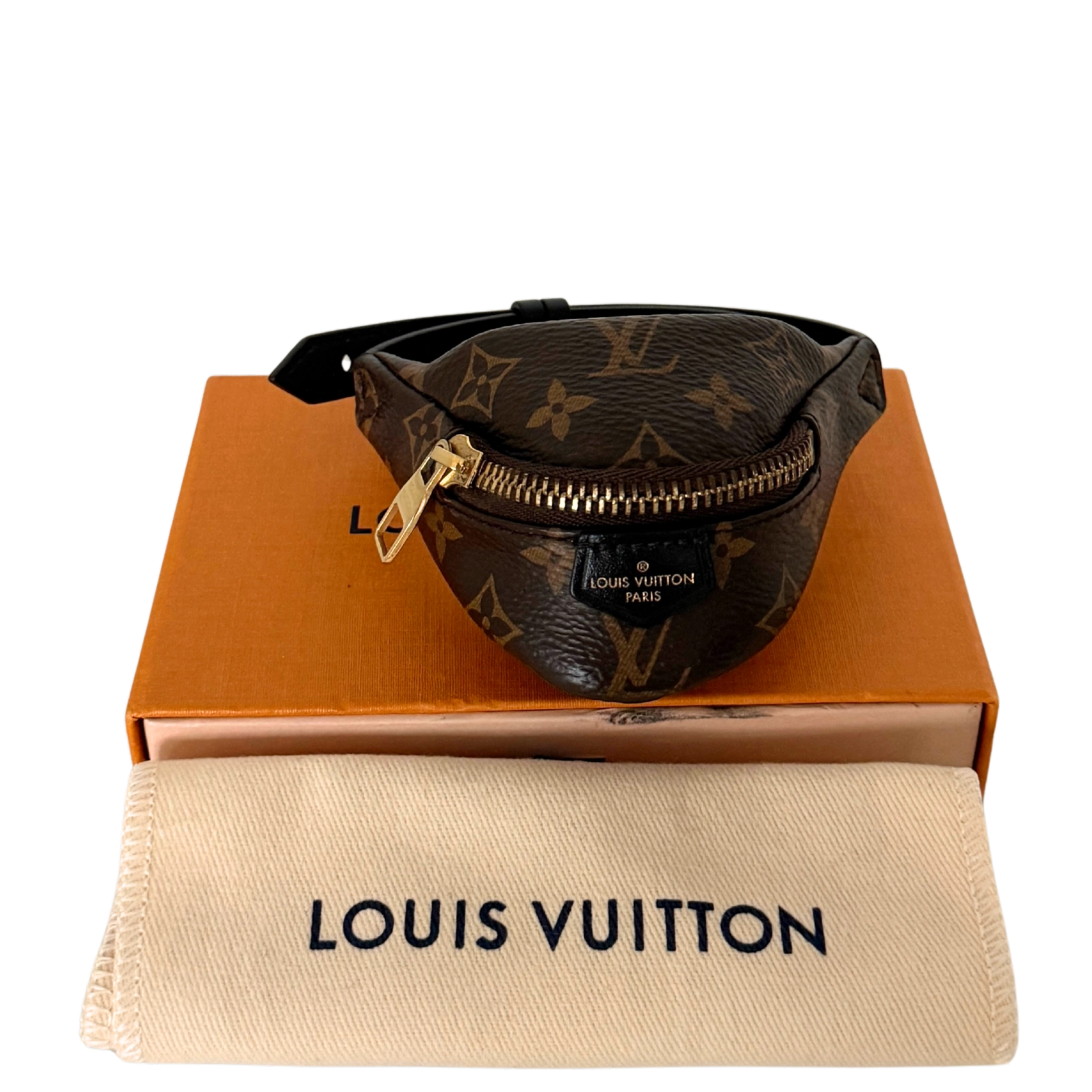 Louis Vuitton Party Bumbag Armband Braun / sehr gut Louis Vuitton