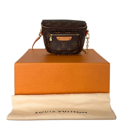 Louis Vuitton Mini Bauchtasche Monogram Canvas M82335 Braun / neuwertig Louis Vuitton