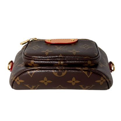 Louis Vuitton Mini Bumbag Monogram Canvas M82335 Braun / neuwertig Louis Vuitton