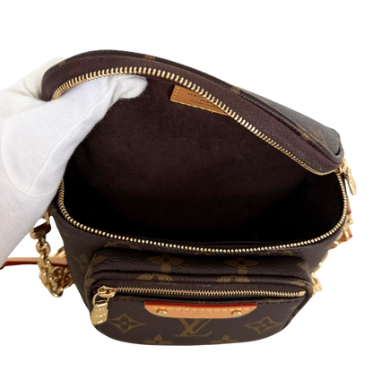 Louis Vuitton Mini Bauchtasche Monogram Canvas M82335 Braun / neuwertig Louis Vuitton