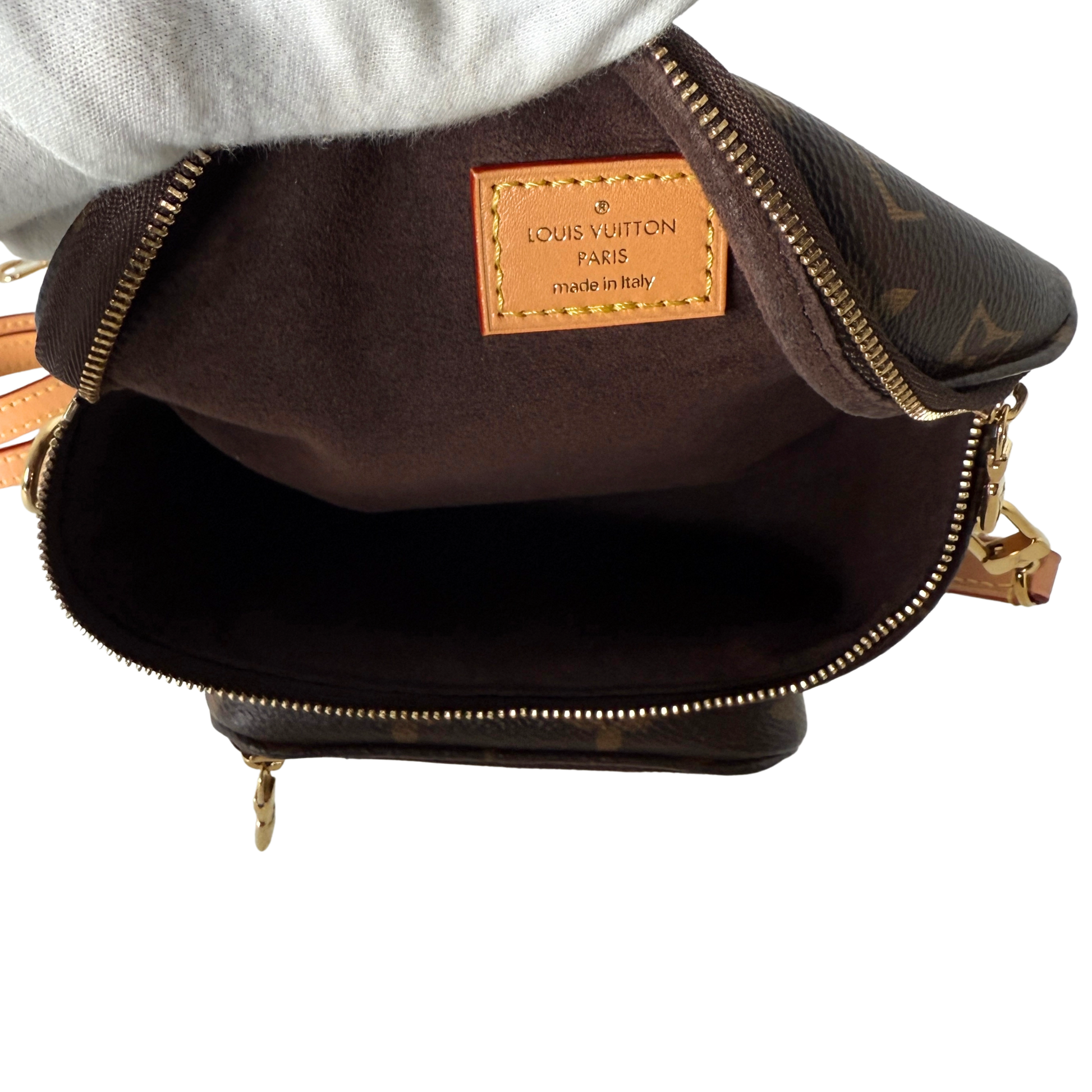 Louis Vuitton Mini Bumbag Monogram Canvas M82335 Braun / neuwertig Louis Vuitton