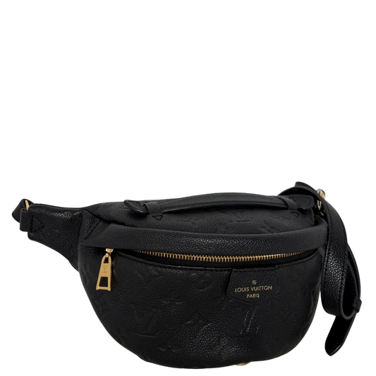 Louis Vuitton Bumbag Monogram Empreinte Schwarz Fullset / sehr gut