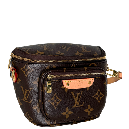 Louis Vuitton Mini Bumbag Monogram Canvas M82335 Braun / neuwertig Louis Vuitton