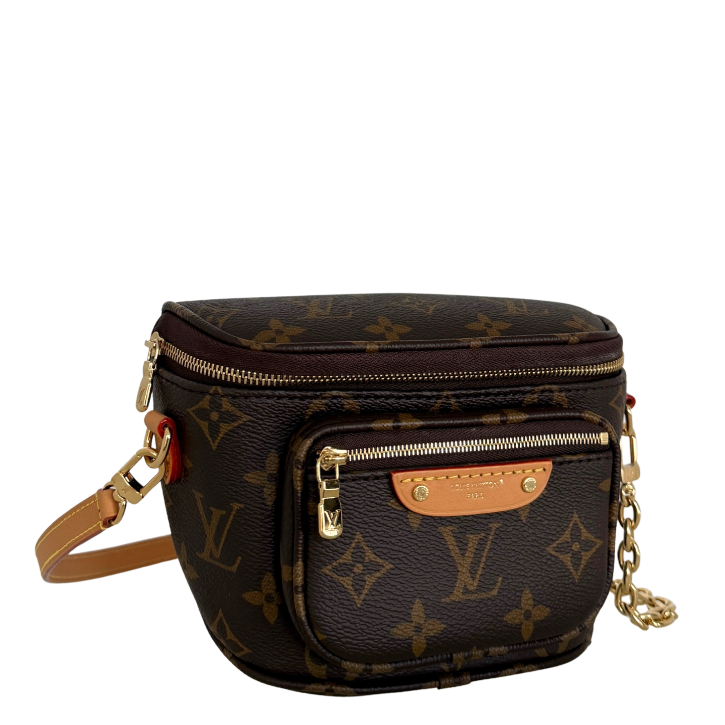 Louis Vuitton Mini Bauchtasche Monogram Canvas M82335 Braun / neuwertig Louis Vuitton