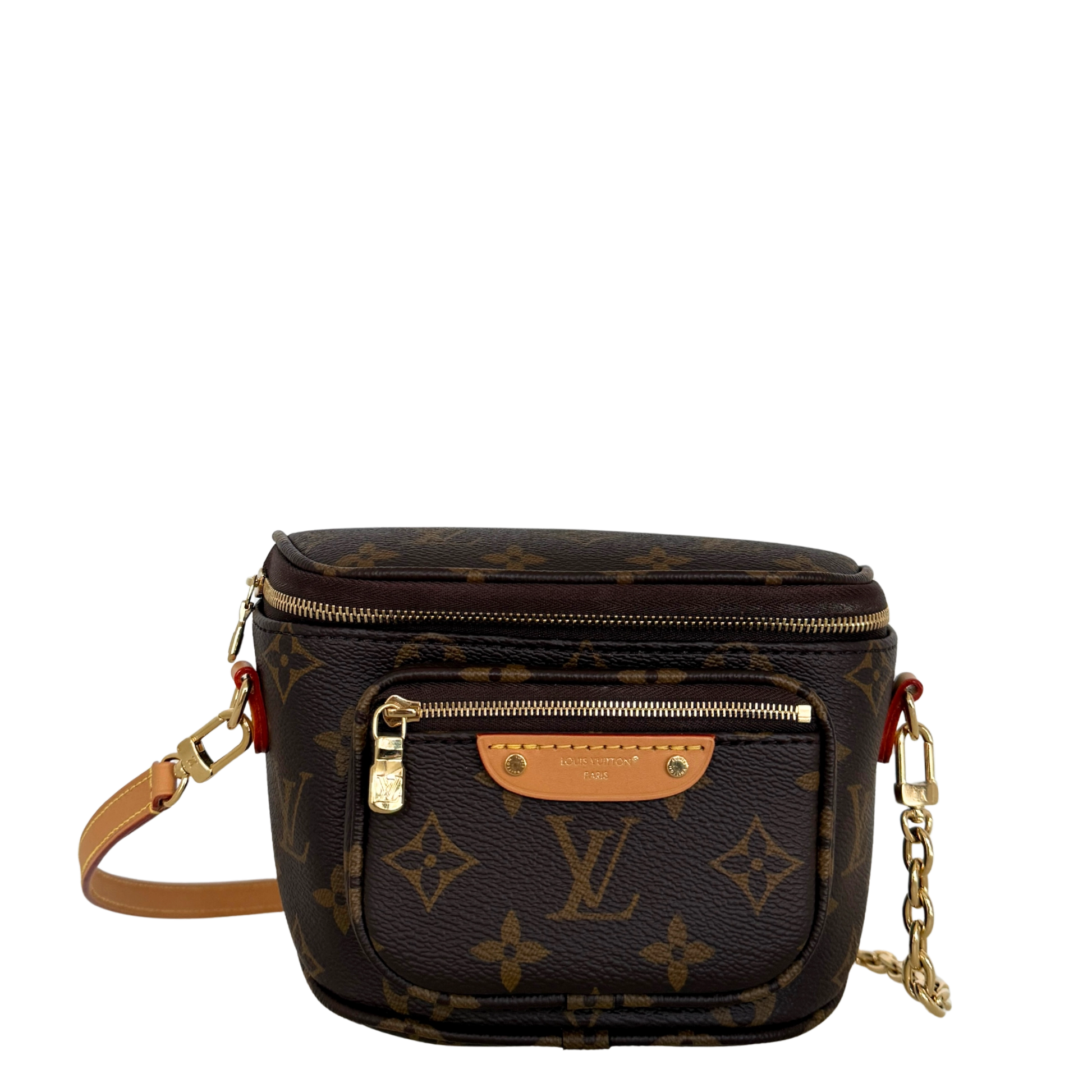 Louis Vuitton Mini Bauchtasche Monogram Canvas M82335 Braun / neuwertig Louis Vuitton