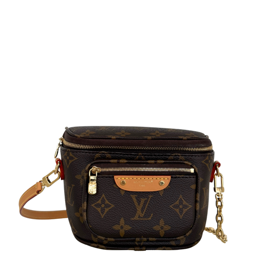 Louis Vuitton Mini Bauchtasche Monogram Canvas M82335 Braun / neuwertig Louis Vuitton