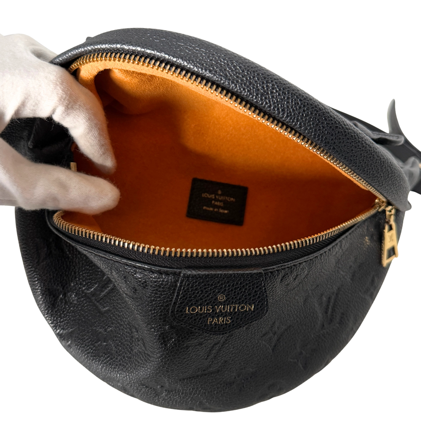 Louis Vuitton Bumbag Monogram Empreinte Schwarz Fullset / sehr gut