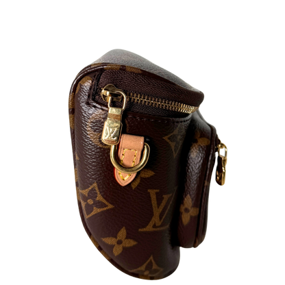 Louis Vuitton Mini Bumbag Monogram Canvas M82335 Braun / neuwertig Louis Vuitton