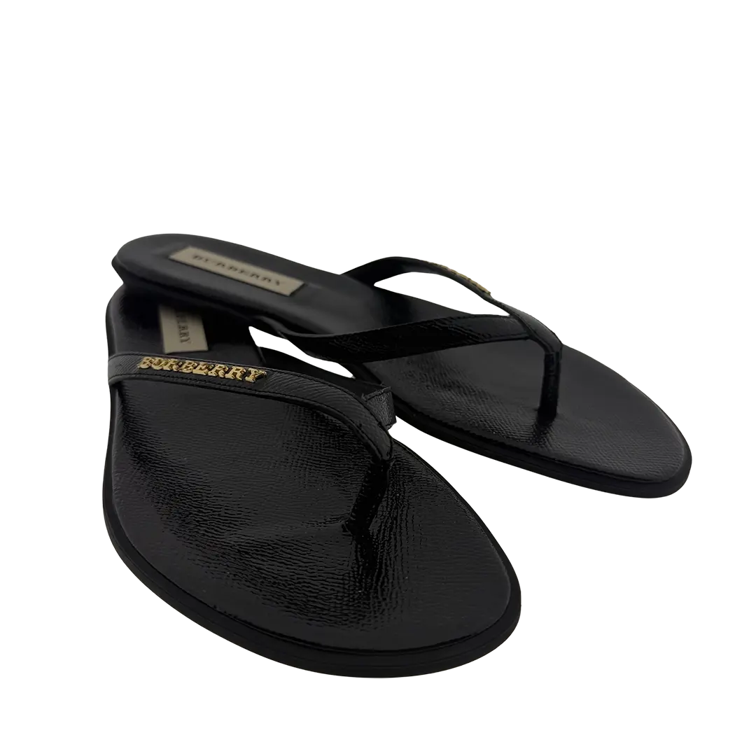 Burberry Flip Flops Größe 38 / ungetragen Burberry
