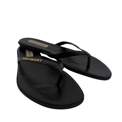 Burberry Flip Flops Größe 38 / ungetragen Burberry