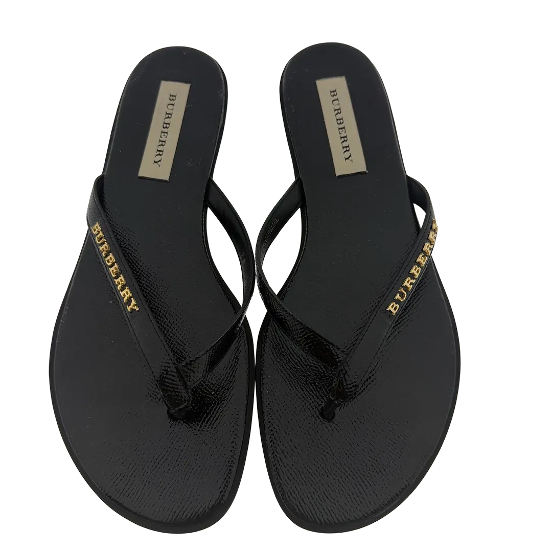Burberry Flip Flops Größe 38 / ungetragen Burberry