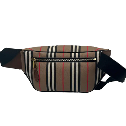 Burberry Icon Stripe Nova Check Sonny Gürteltasche / Sehr gut Burberry