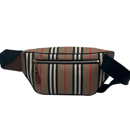 Burberry Icon Stripe Nova Check Sonny Gürteltasche / Sehr gut Burberry